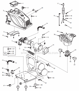 Page A Diagram and Parts List for FP260200  Campbell Hausfeld Compressor